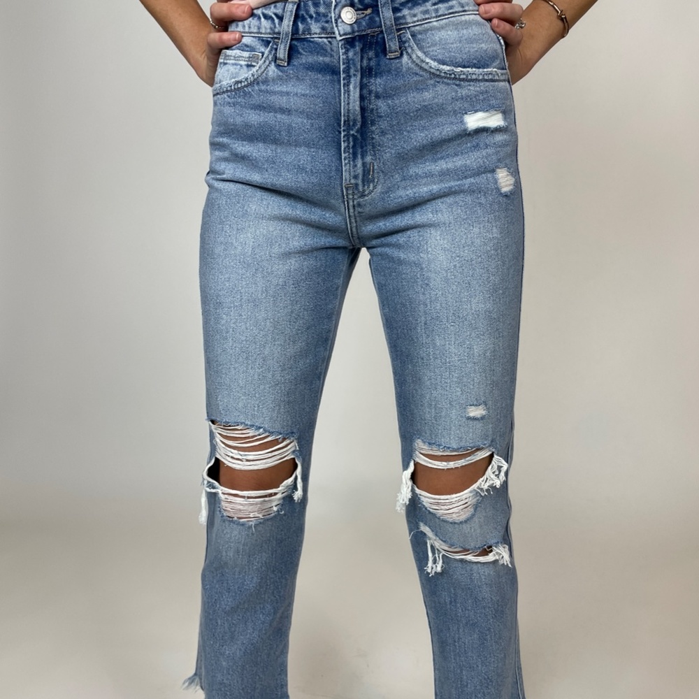 Flying Monkey High Rise Cropped Jean - Picture 3 of 9